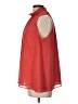 Ann Taylor LOFT Outlet 100% Polyester Red Sleeveless Blouse Size L - photo 5