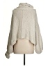Free People 100% Nylon Solid Ivory Pullover Sweater Size S - photo 2