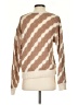 Vero Moda Chevron-herringbone Tan Pullover Sweater Size S - photo 2