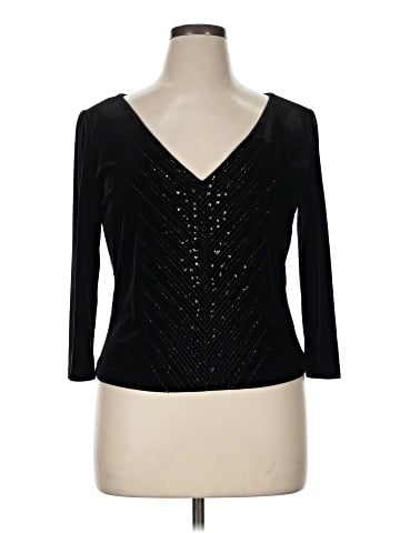 Adrianna Papell 3/4 Sleeve Top (view 1)