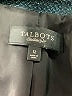 Talbots Chevron-herringbone Teal Coat Size 12 - photo 6