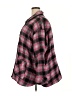 Torrid 100% Cotton Plaid Pink Coat Size 3X Plus (3) - photo 5