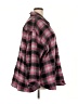 Torrid 100% Cotton Plaid Pink Coat Size 3X Plus (3) - photo 4