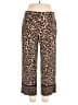 Susan Graver Animal Print Gold Casual Pants Size XL - photo 1
