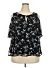 Lane Bryant Black 3/4 Sleeve Blouse Size 18 - photo 1
