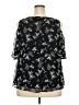 Lane Bryant Black 3/4 Sleeve Blouse Size 18 - photo 2