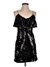 Zara 100% Polyester Stars Black Cocktail Dress Size XS - photo 1