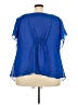 Covington Blue Short Sleeve Blouse Size 24 - 26 - photo 2