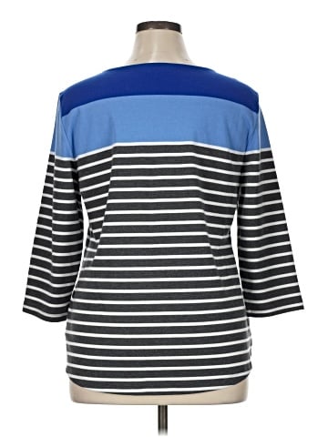 Karen Scott Sport 3/4 Sleeve Top (view 2)