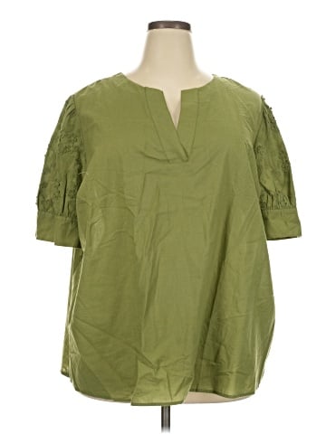 Lane Bryant Short Sleeve Blouse (view 1)