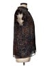 Express Animal Print Blue Sleeveless Blouse Size L - photo 4