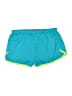 Under Armour 100% Polyester Color Block Teal Athletic Shorts Size M - photo 2