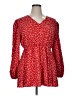 Shein Curve 100% Polyester Red Long Sleeve Blouse Size 14 Plus (1) - photo 1