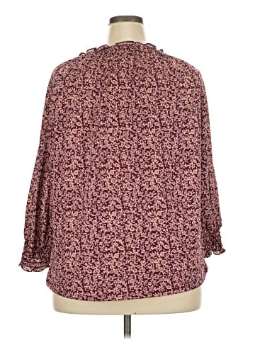 Max Studio 3/4 Sleeve Blouse (view 2)