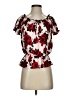 Assorted Brands Ivory Short Sleeve Blouse Size S - photo 1