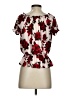 Assorted Brands Ivory Short Sleeve Blouse Size S - photo 2