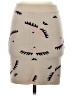 Maison Kitsuné Graphic Tan Wool Skirt Size XS - photo 1