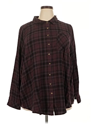 Torrid Long Sleeve Button-Down Shirt (view 1)