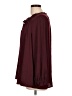 Old Navy 100% Polyester Burgundy Long Sleeve Blouse Size L - photo 5