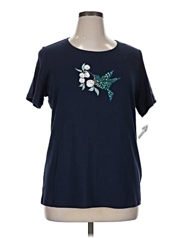 Karen Scott Short Sleeve Top (view 1)