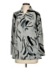 LOGO by Lori Goldstein Gray Long Sleeve Top Size XS - photo 1