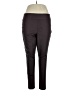 Signature Studio Solid Brown Active Pants Size 1X - photo 1