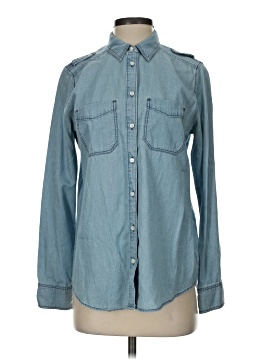 Express Outlet Long Sleeve Button Down Shirt