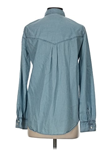 Express Outlet Long Sleeve Button-Down Shirt (view 2)