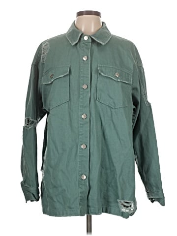 Forever 21 Long Sleeve Button-Down Shirt (view 1)