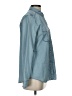 Express Outlet Blue Long Sleeve Button-Down Shirt Size S - photo 4