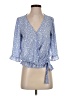 Sienna Sky Blue 3/4 Sleeve Blouse Size S - photo 1