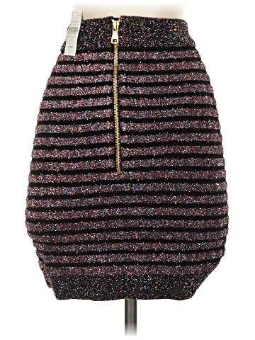 Balmain Glitter Stripe pencil skirt (view 2)