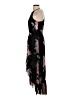 Max + Ash 100% Polyester Floral Black Casual Dress Size S - photo 5