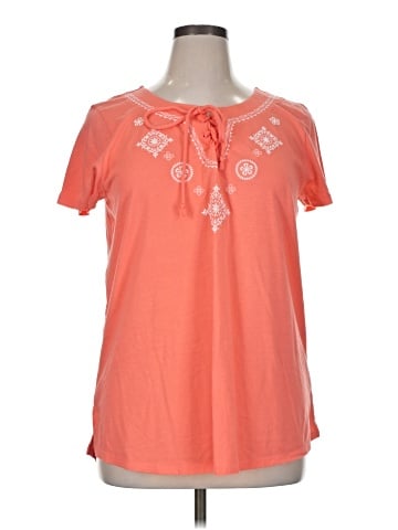 St. John's Bay Short Sleeve Top (view 1)