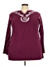 Woman Within Burgundy Pullover Sweater Size 22 (1X) - photo 1