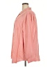 Torrid 100% Rayon Solid Pink Long Sleeve Button-Down Shirt Size 4X Plus (4) - photo 5
