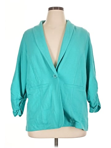 Susan Graver 3/4 Sleeve Button-Down Shirt (view 1)