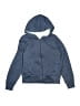 Old Navy 100% Polyester Blue Zip Up Hoodie Size 10 - 12 - photo 1
