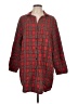 Mud Pie 100% Cotton Plaid Red 3/4 Sleeve Button-Down Shirt Size 12 - 14 - photo 1