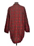 Mud Pie 100% Cotton Plaid Red 3/4 Sleeve Button-Down Shirt Size 12 - 14 - photo 2