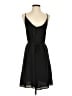 Ann Taylor LOFT 100% Polyester Solid Black Casual Dress Size S - photo 1