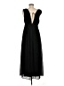 H&M 100% Polyester Black Cocktail Dress Size M - photo 2