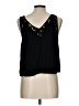 Leith 100% Rayon Black Sleeveless Blouse Size L - photo 2