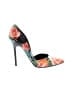 Steve Madden Floral Orange Heels Size 8 1/2 - photo 1