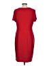Michael Tyler Solid Red Casual Dress Size L - photo 2