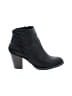 Candie's Black Ankle Boots Size 7 1/2 - photo 1