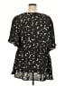 BLOOMCHIC 100% Polyester Black Short Sleeve Blouse Size 26 - photo 2