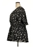 BLOOMCHIC 100% Polyester Black Short Sleeve Blouse Size 26 - photo 5