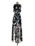 Vince Camuto 100% Polyester Floral Black Casual Dress Size 2 - photo 2