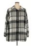 Unbranded 100% Polyester Plaid Gray Coat Size XXL - photo 1